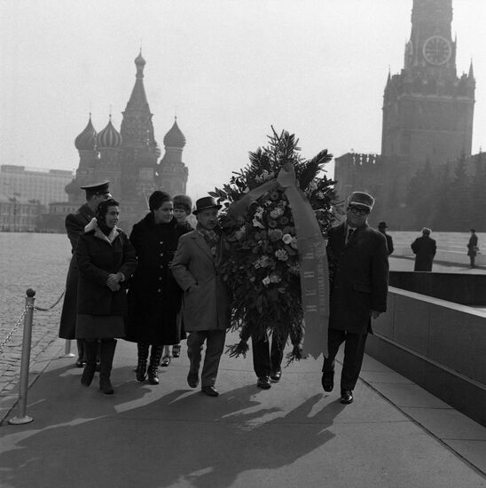 Delegation of Communist Party of Chile on visit to USSR