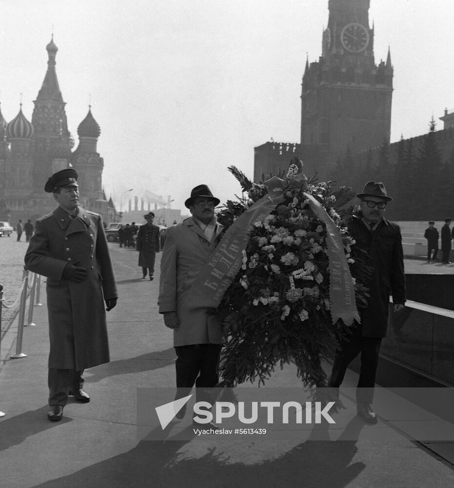 Communist Party of Costa Rica on visit to USSR