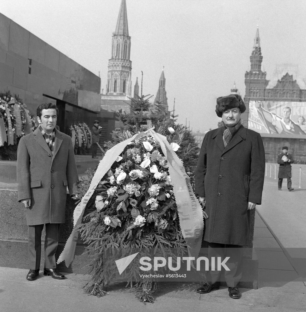 Delegation of Communist Party of Chile on visit to USSR