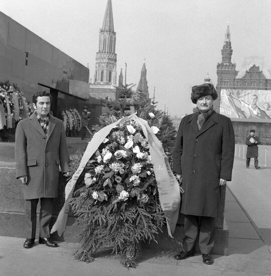 Delegation of Communist Party of Chile on visit to USSR