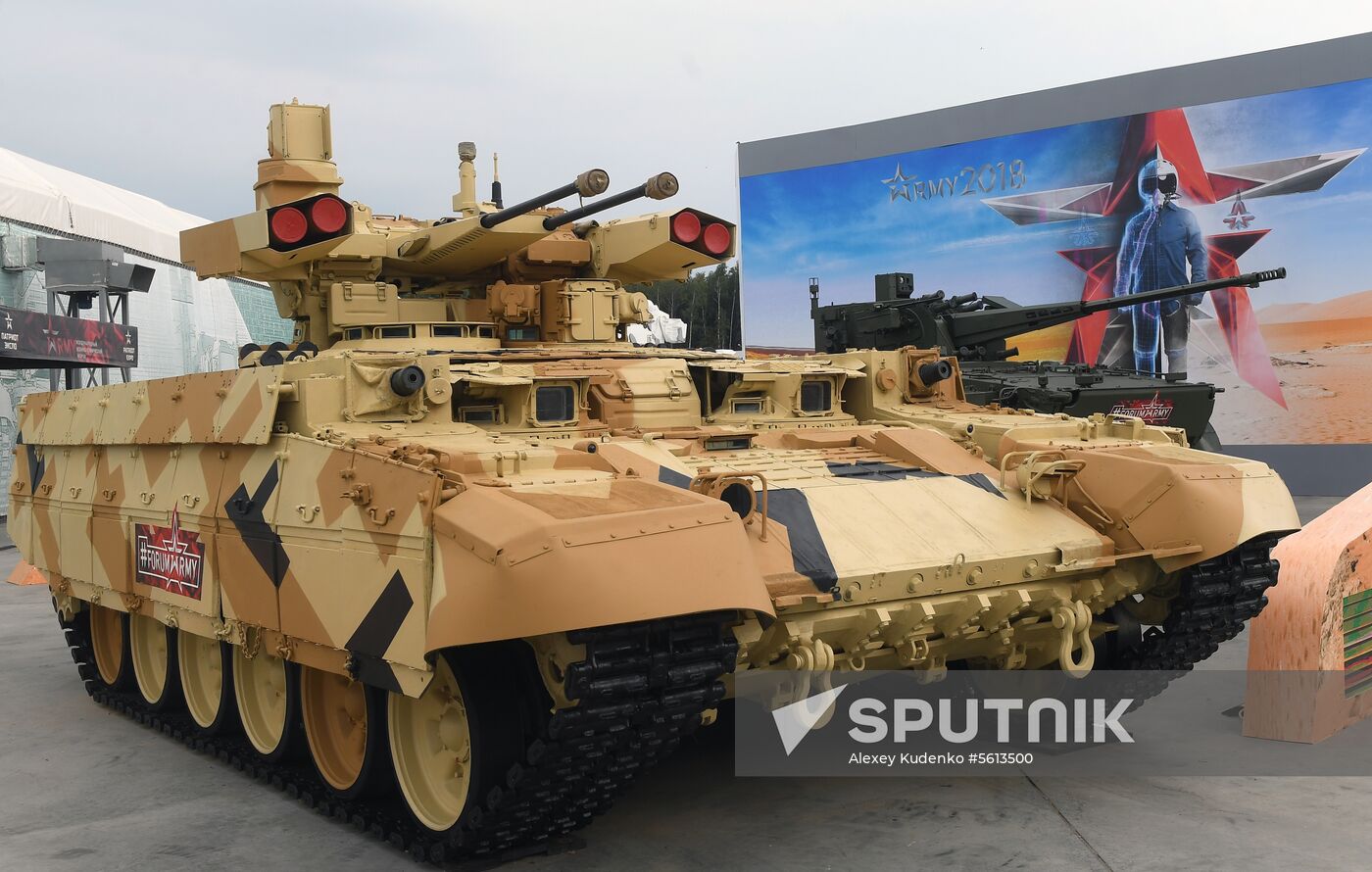Army 2018 International Military and Technical Forum. Day one