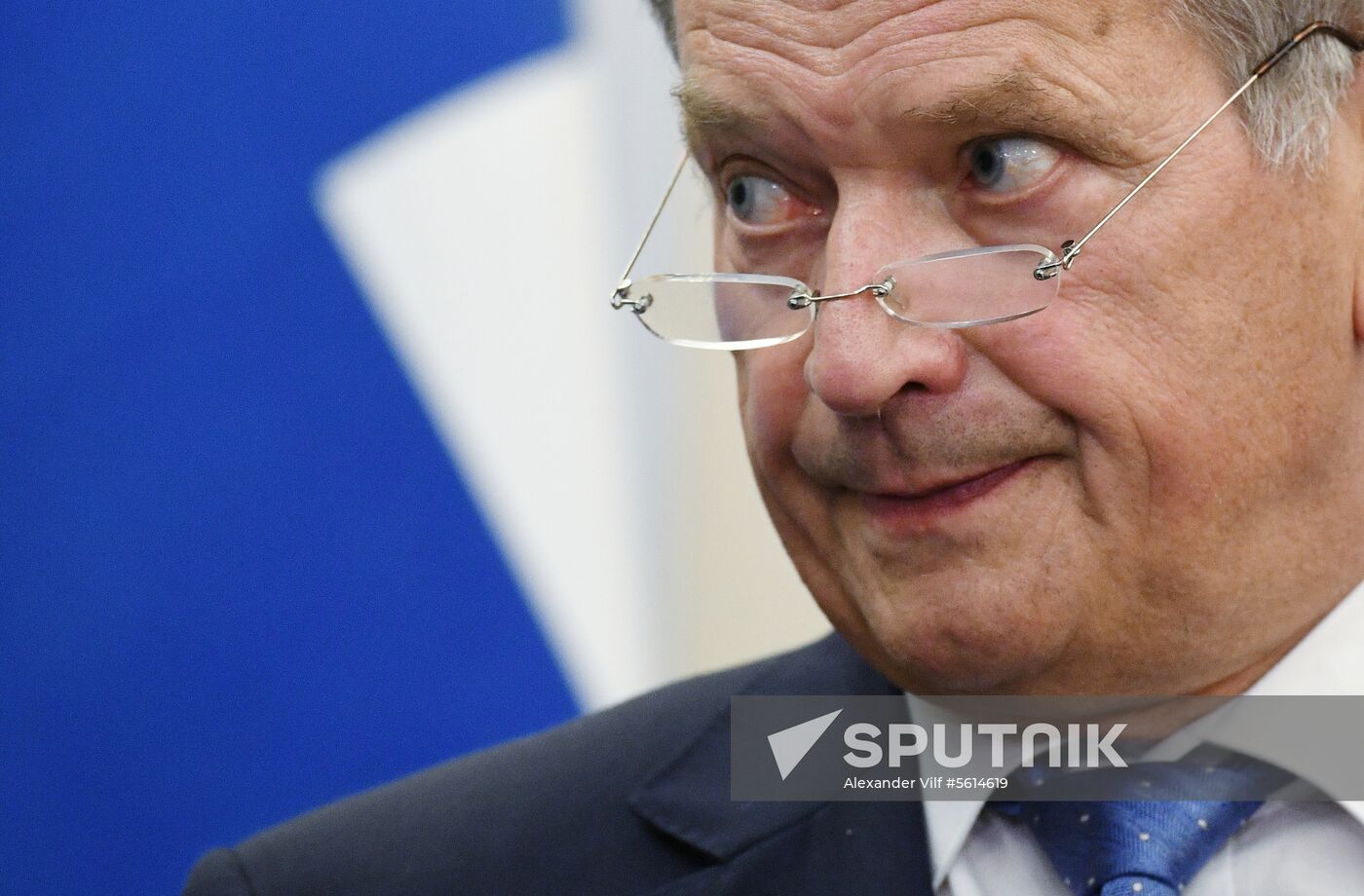 Russian President Vladimir Putin meets with Finnish President Sauli Niinisto