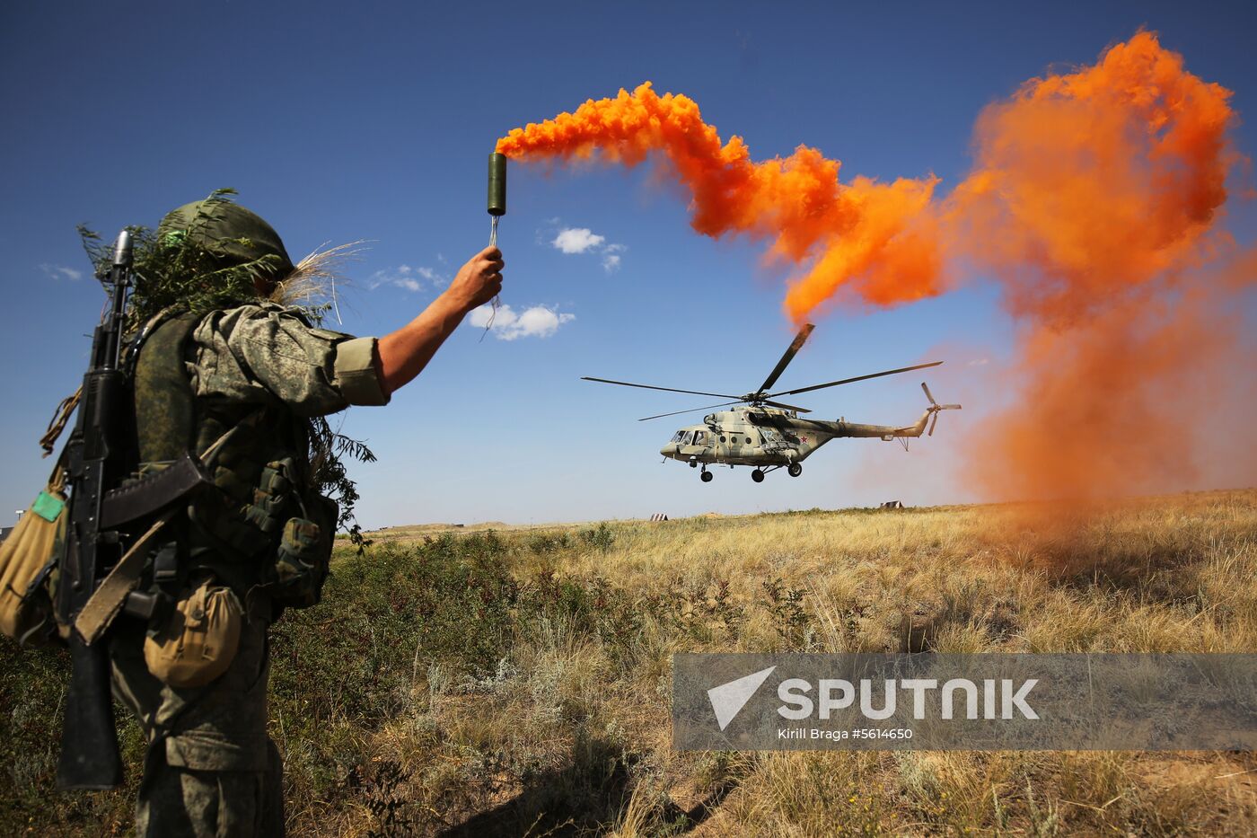 Exercises of South Military District in Volgograd Region