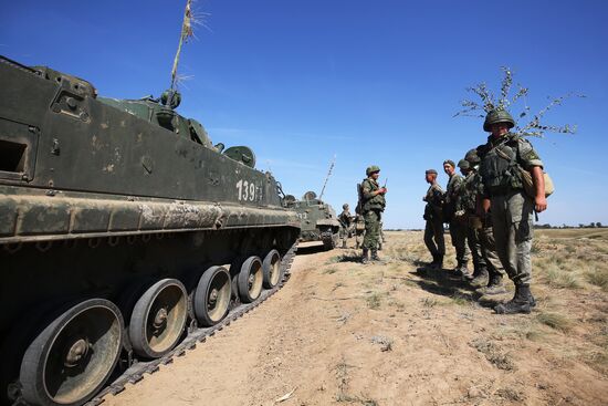 Exercises of South Military District in Volgograd Region