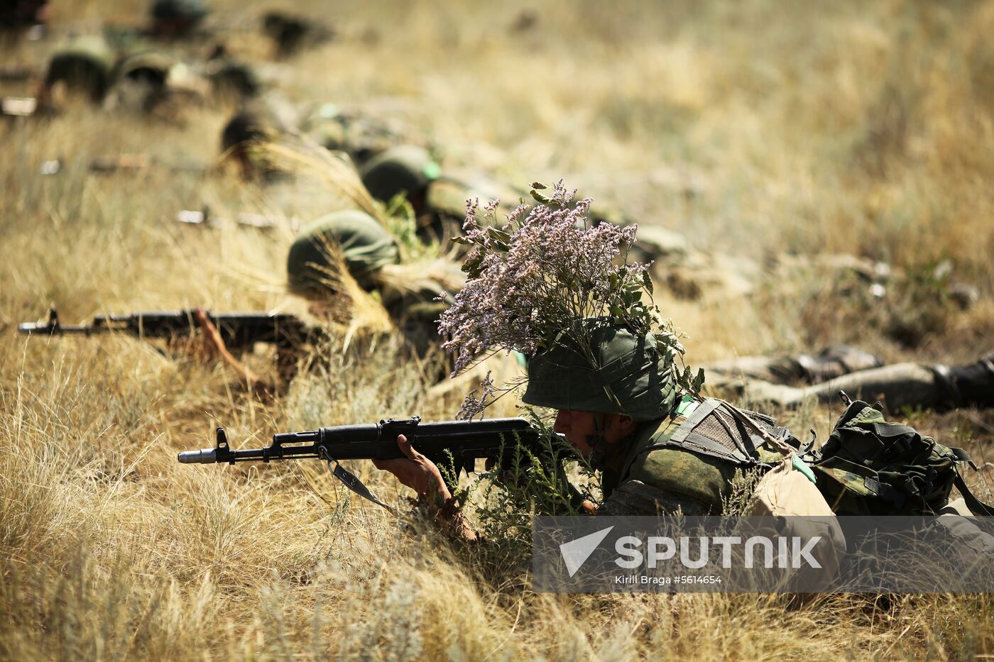Exercises of South Military District in Volgograd Region