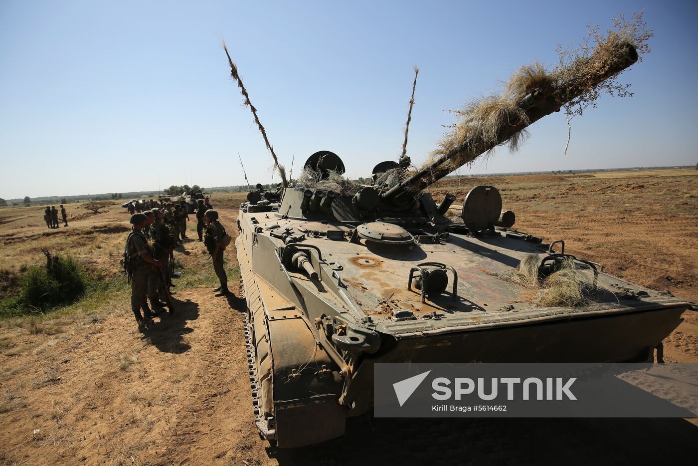 Exercises of South Military District in Volgograd Region