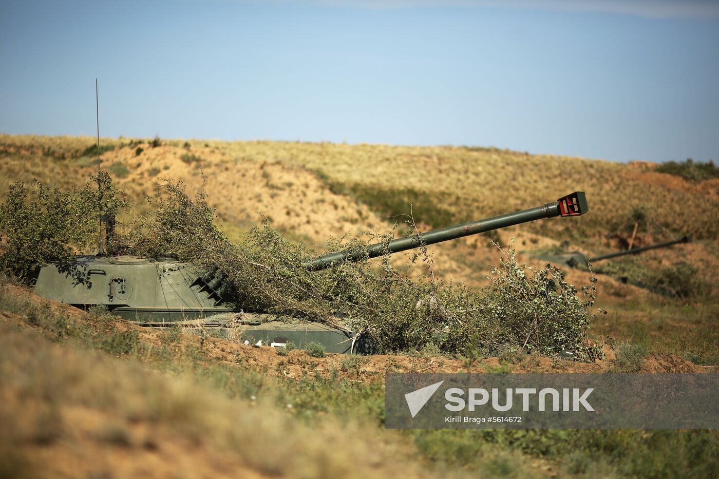 Exercises of South Military District in Volgograd Region