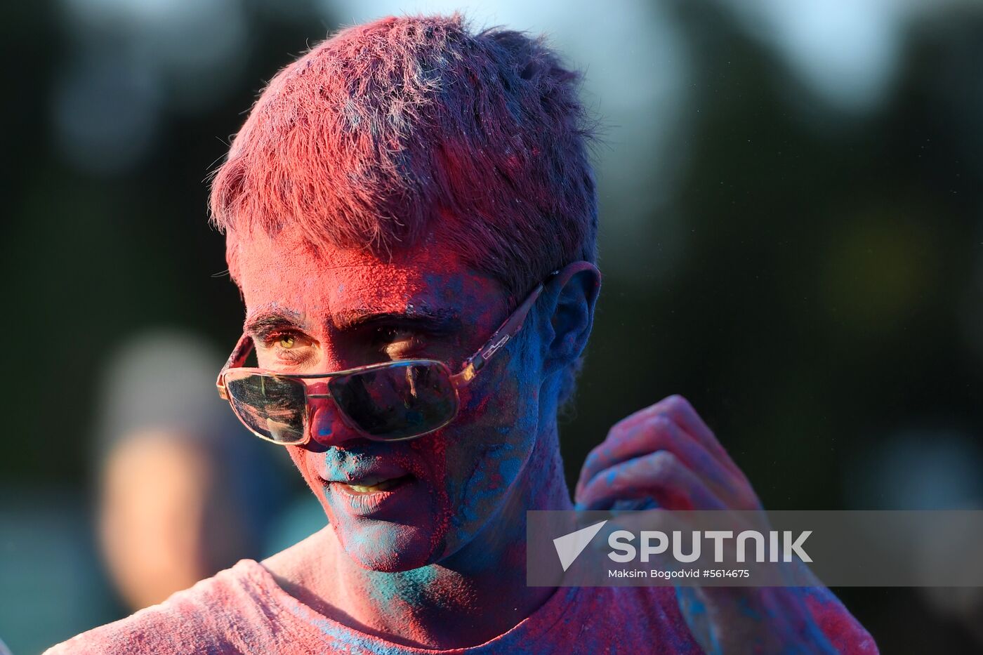 Tricolor festival on Russia's National Flag Day