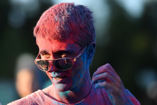 Tricolor festival on Russia's National Flag Day
