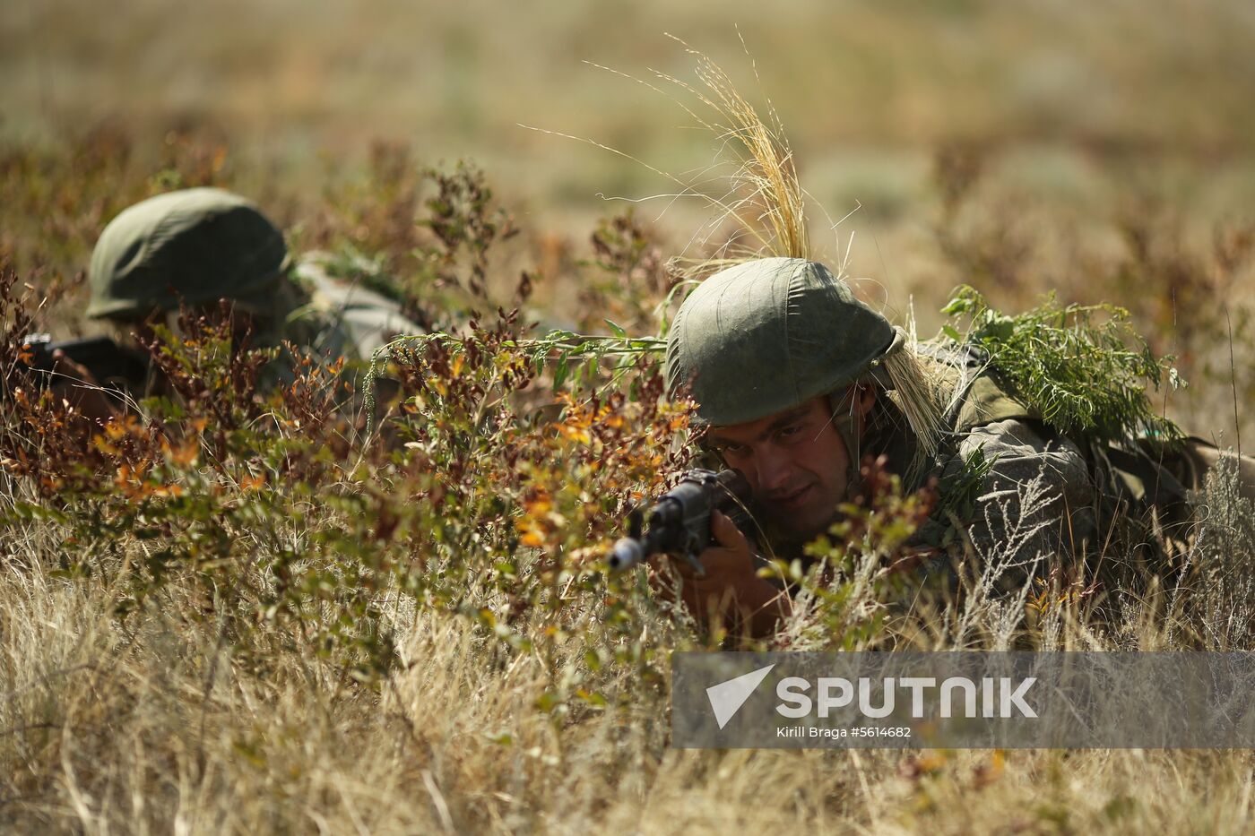 Exercises of South Military District in Volgograd Region