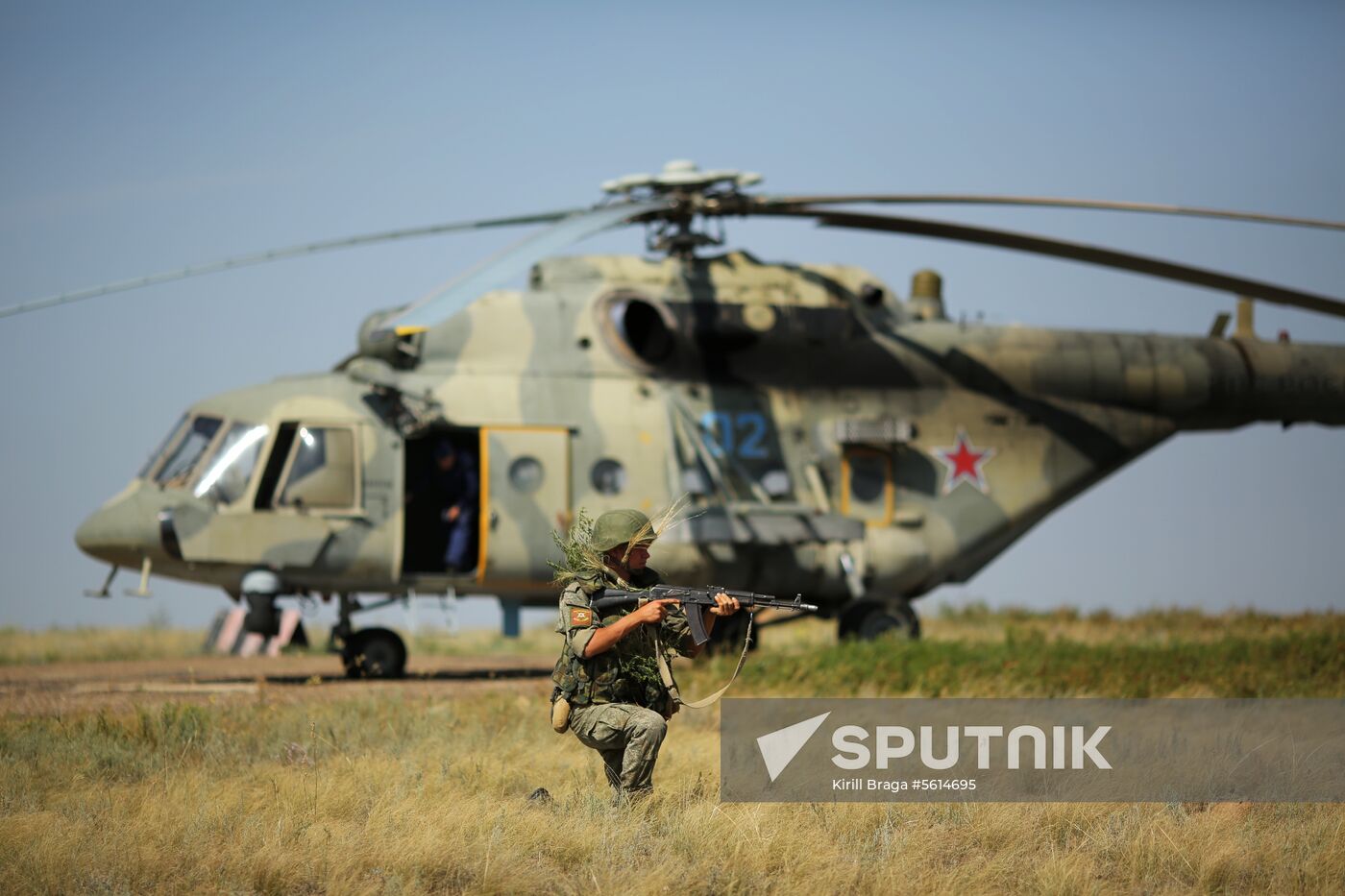 Exercises of South Military District in Volgograd Region