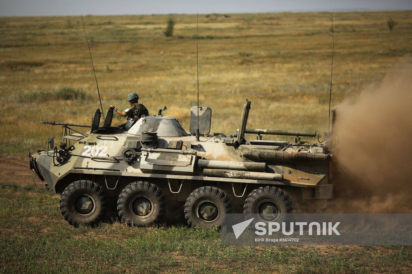 Exercises of South Military District in Volgograd Region