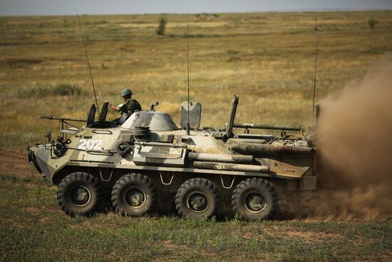 Exercises of South Military District in Volgograd Region