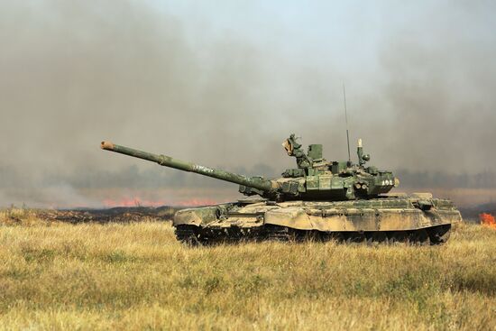Exercises of South Military District in Volgograd Region