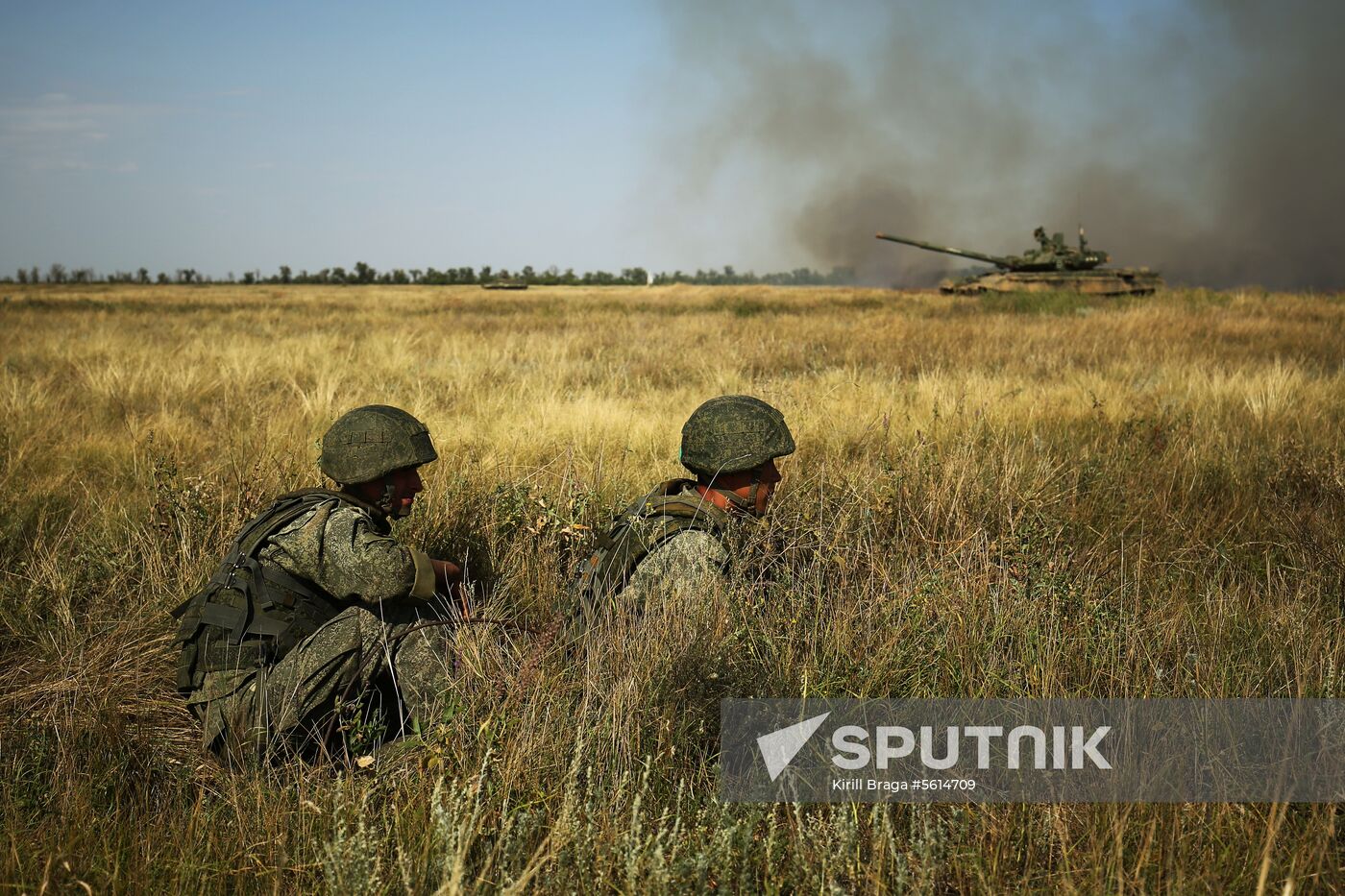 Exercises of South Military District in Volgograd Region