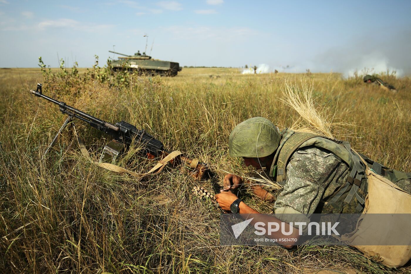 Exercises of South Military District in Volgograd Region