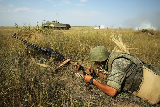 Exercises of South Military District in Volgograd Region