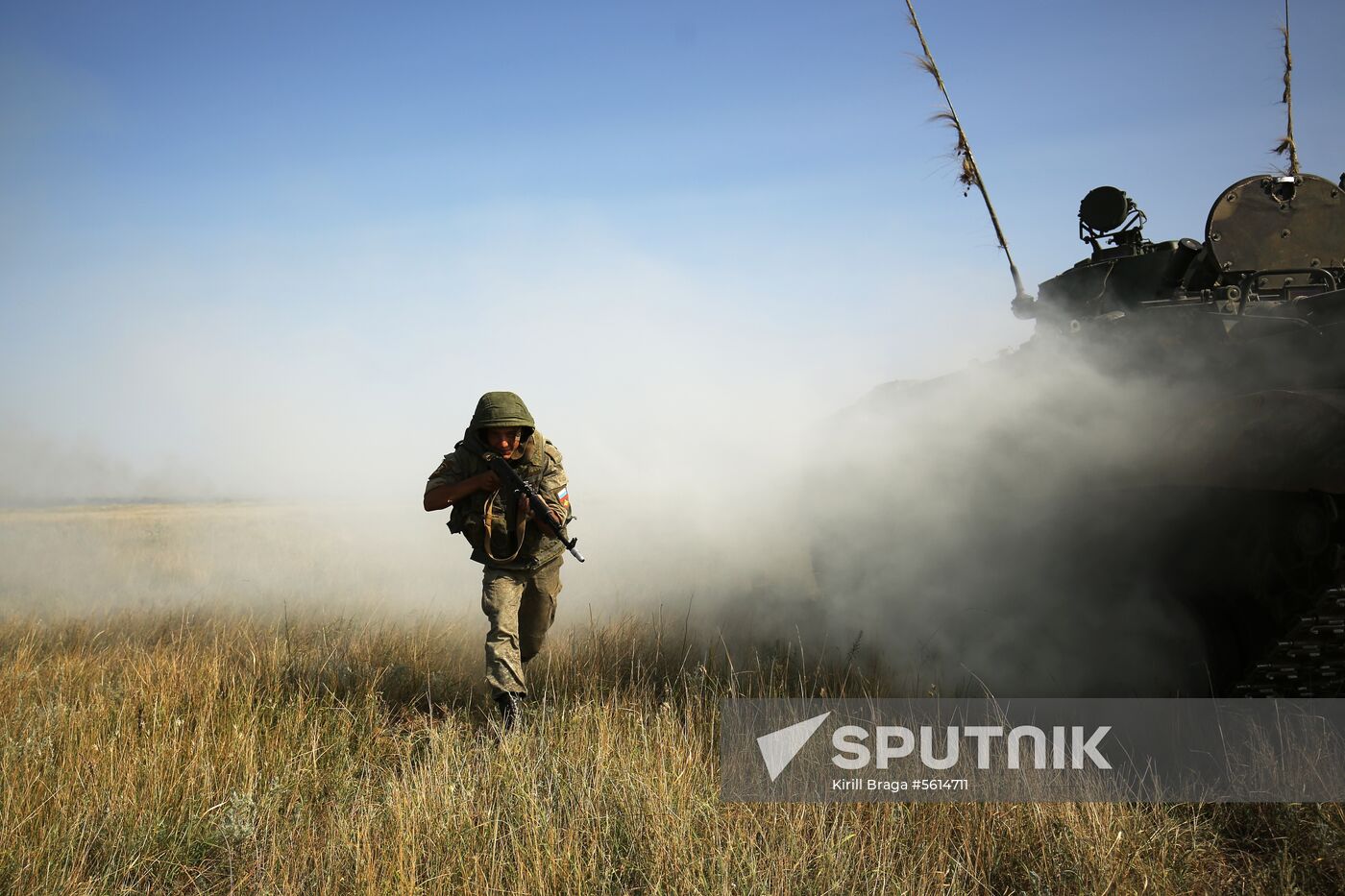 Exercises of South Military District in Volgograd Region