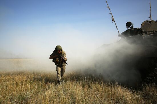Exercises of South Military District in Volgograd Region