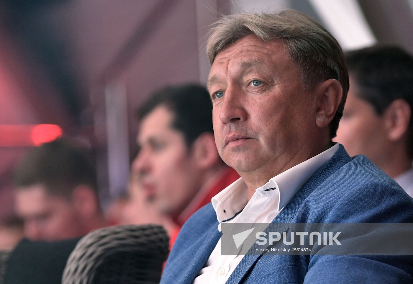 Vladimir Putin attends international combat sambo tournament