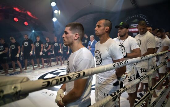 Vladimir Putin attends international combat sambo tournament