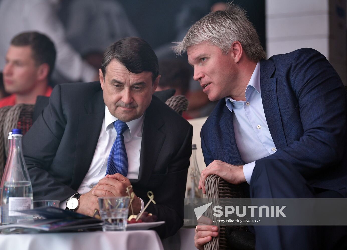 Vladimir Putin attends international combat sambo tournament