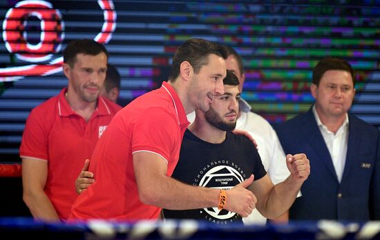 Vladimir Putin attends international combat sambo tournament