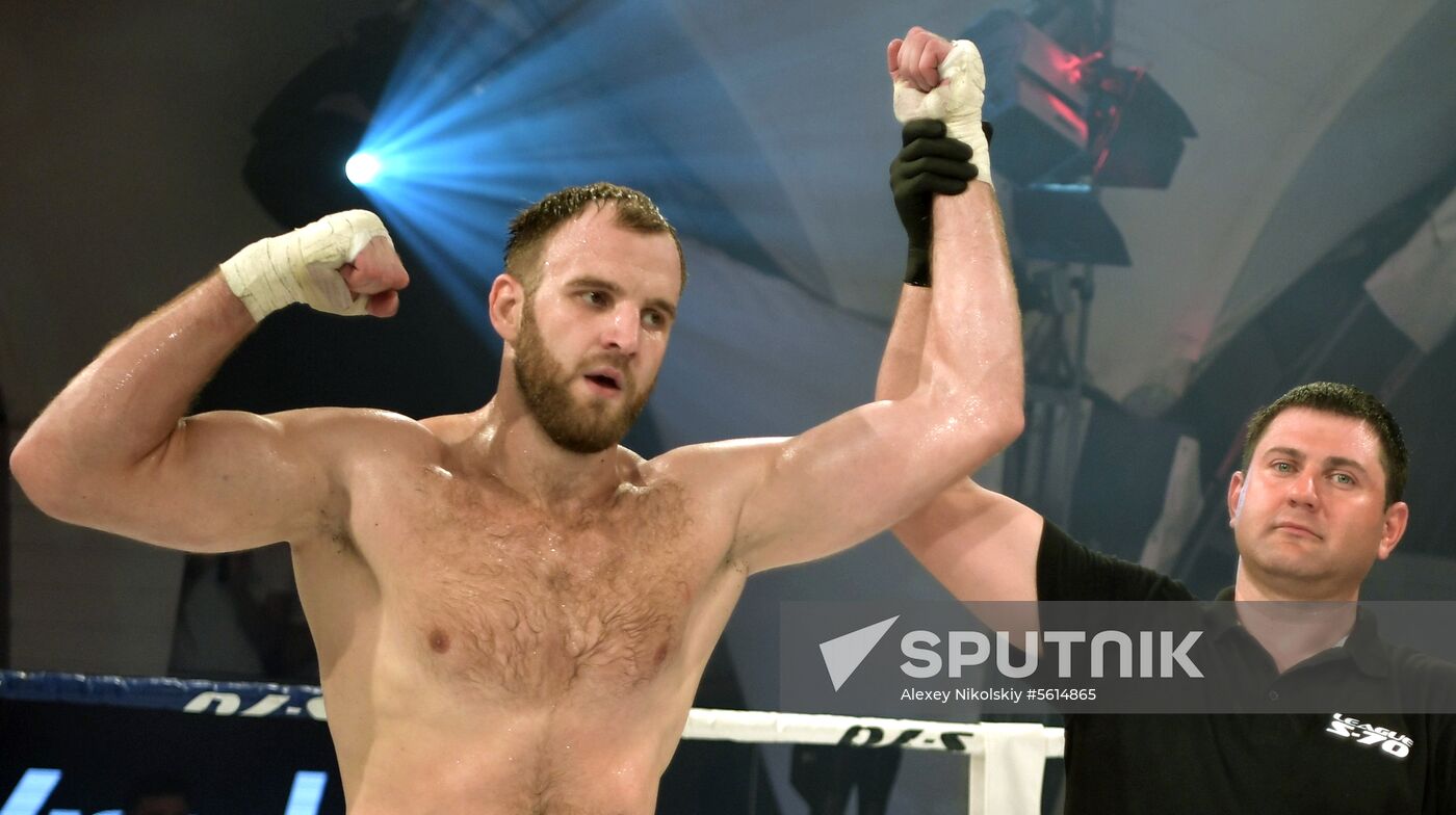 Vladimir Putin attends international combat sambo tournament