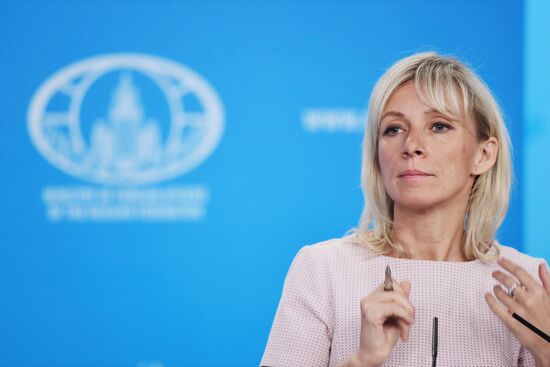 Briefing by Russian Foreign Ministry's official spokesperson Maria Zakharova