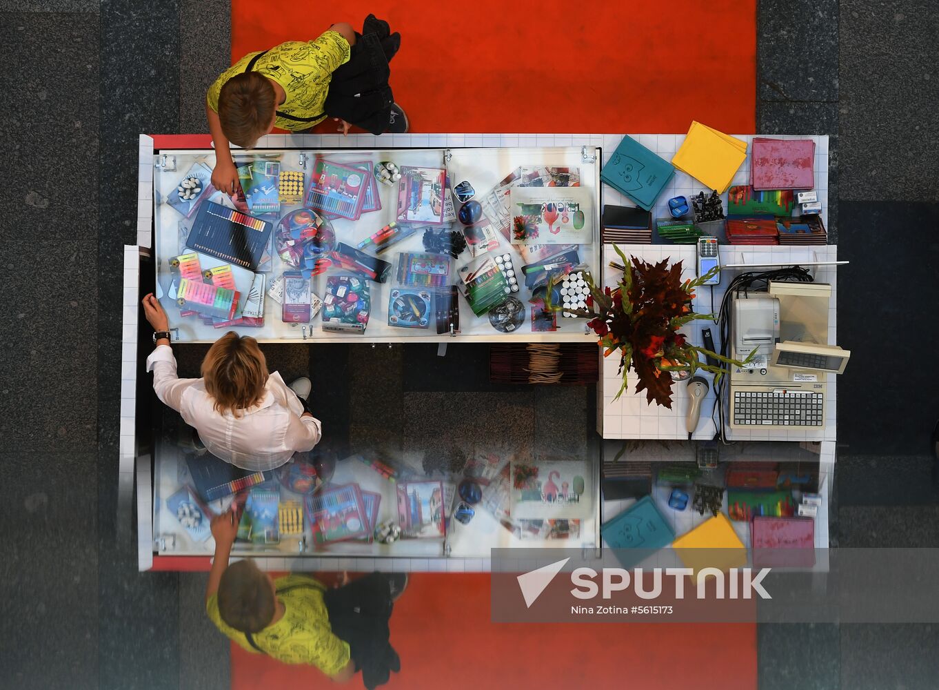 Back-to-school market at GUM Store