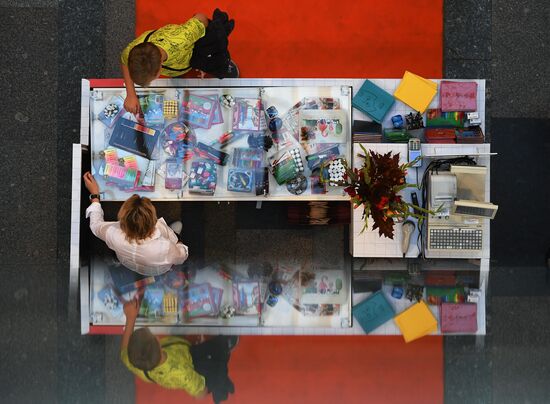 Back-to-school market at GUM Store