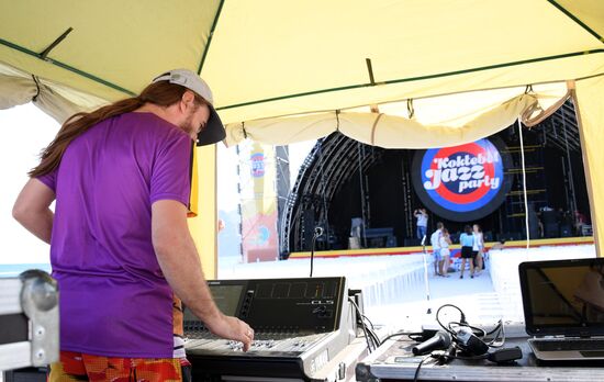 Preparations for Koktebel Jazz Party festival