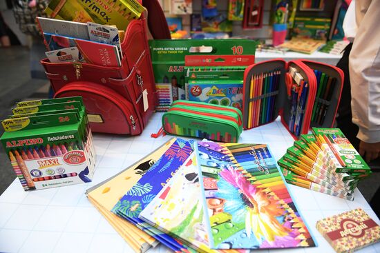 Back-to-school market at GUM Store