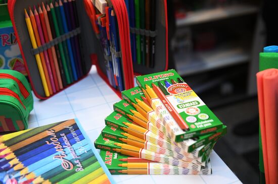 Back-to-school market at GUM Store