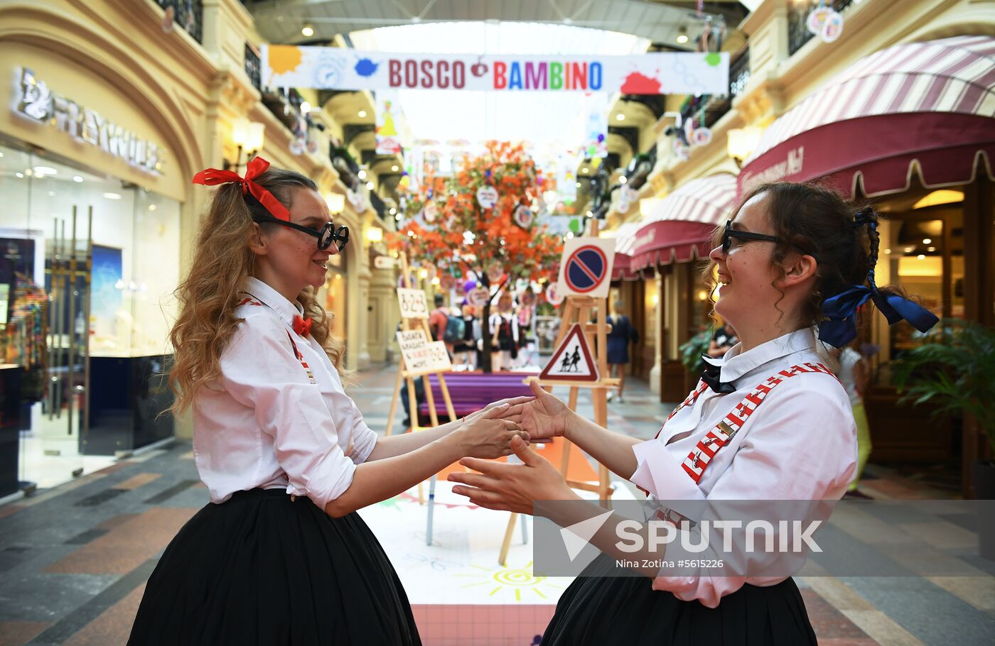 Back-to-school market at GUM Store
