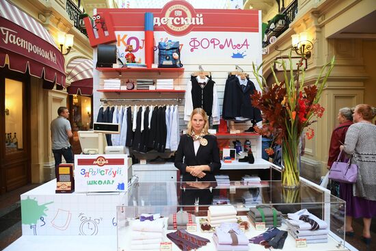 Back-to-school market at GUM Store