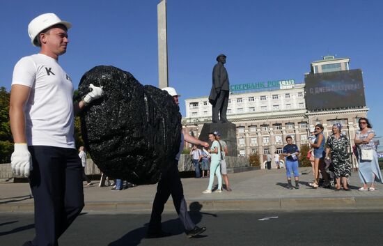 Miner Day celebrated in Donetsk