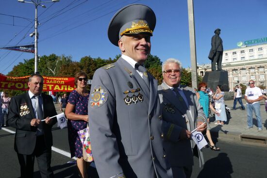 Miner Day celebrated in Donetsk