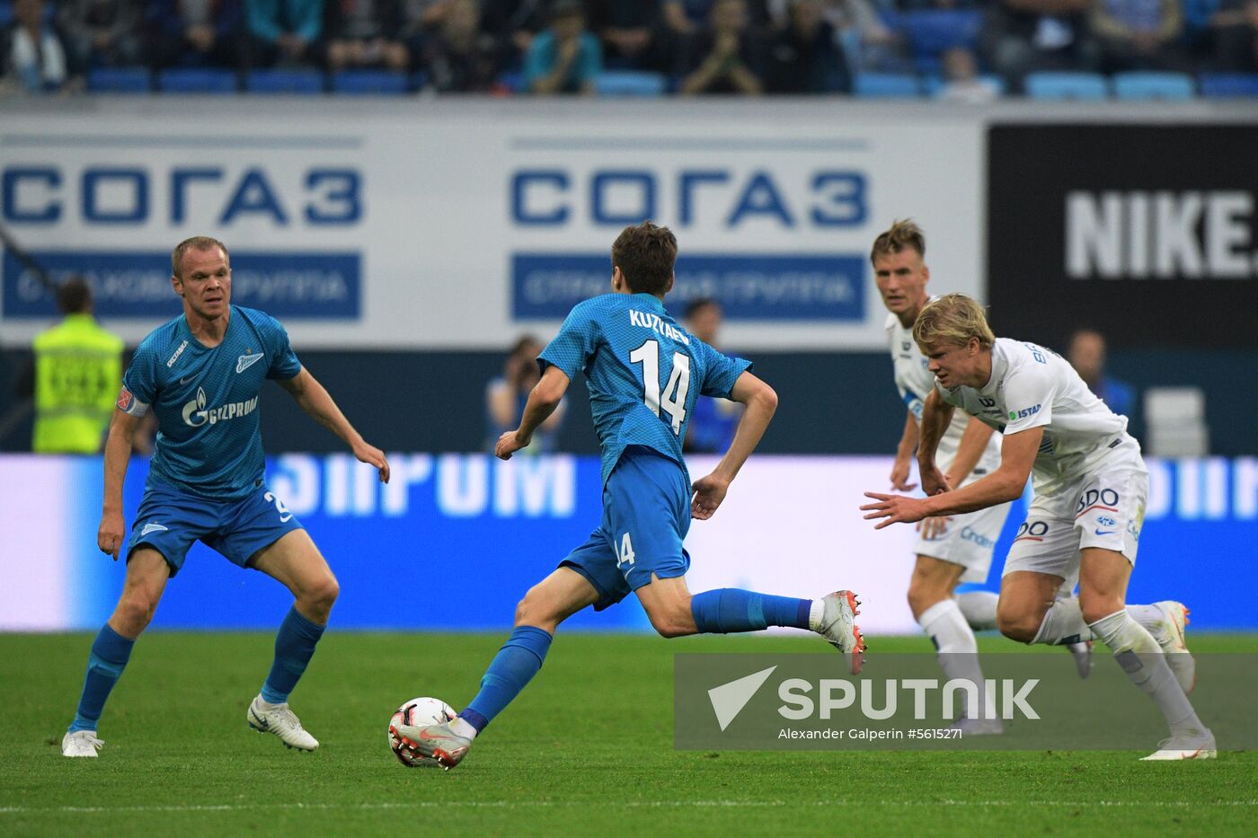 Football. UEFA Europe League. Zenit vs. Molde