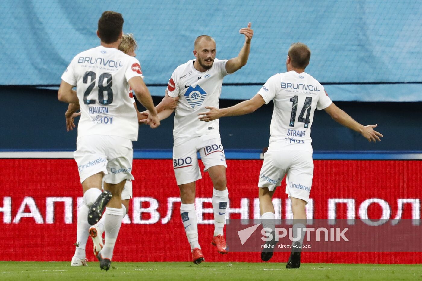 Football. UEFA Europe League. Zenit vs. Molde