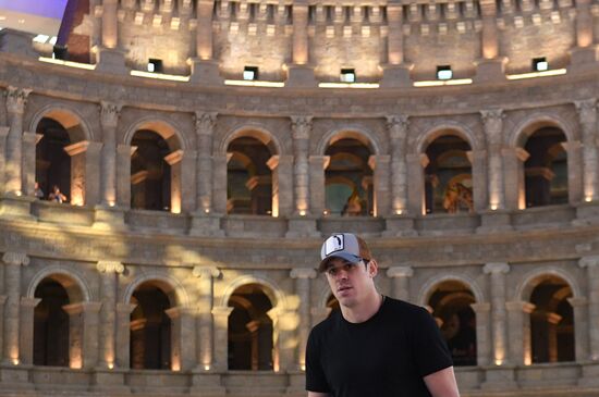 Workshop by ice hockey players Yevgeny Malkin and Ilya Kovalchuk in Moscow