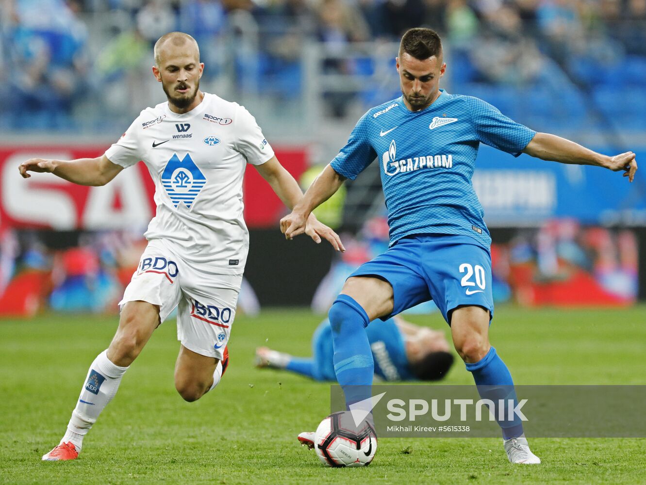 Football. UEFA Europe League. Zenit vs. Molde