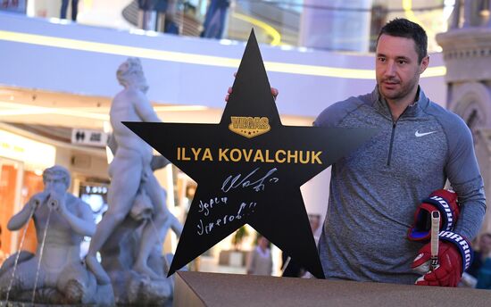 Workshop by ice hockey players Yevgeny Malkin and Ilya Kovalchuk in Moscow