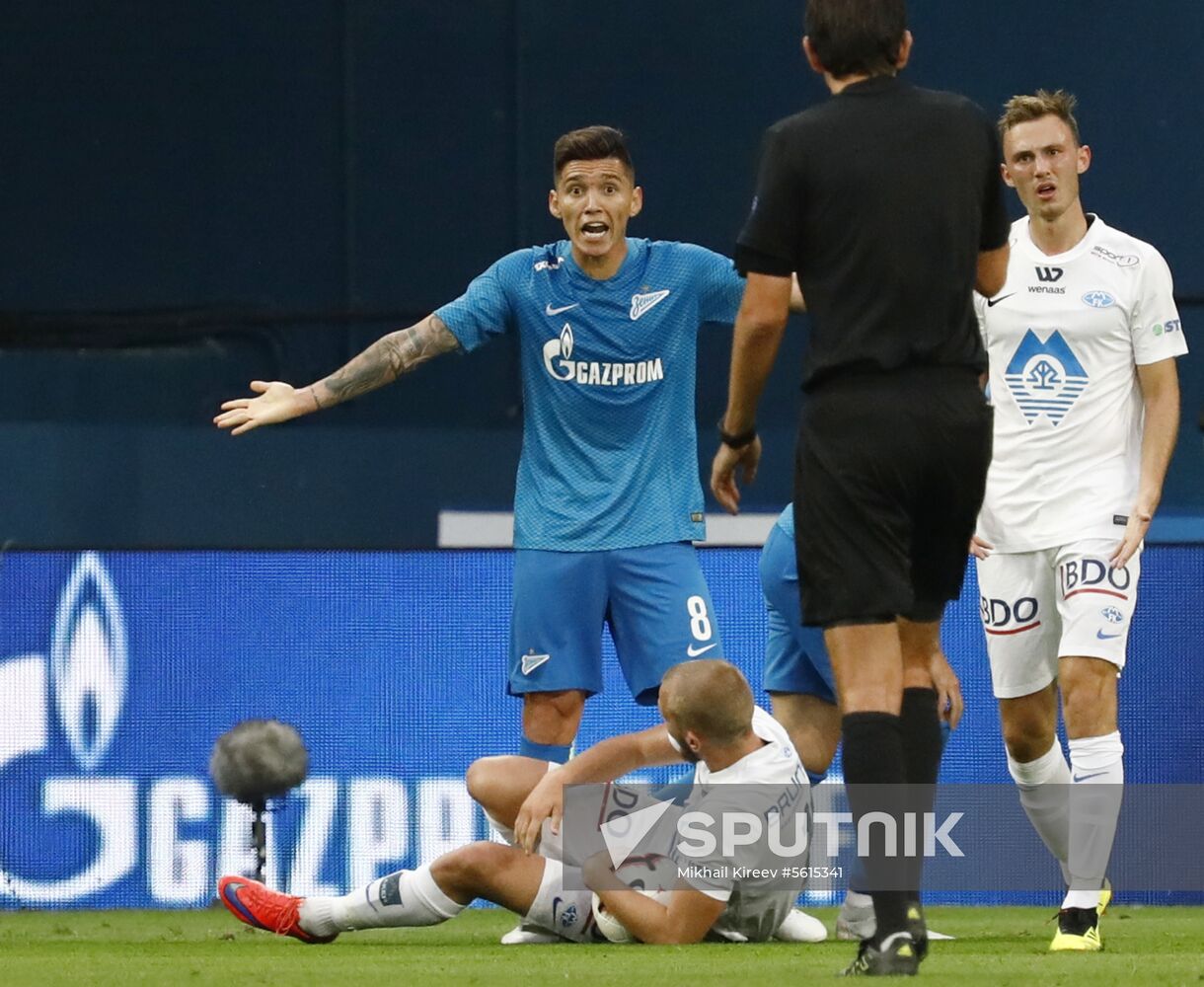 Football. UEFA Europe League. Zenit vs. Molde