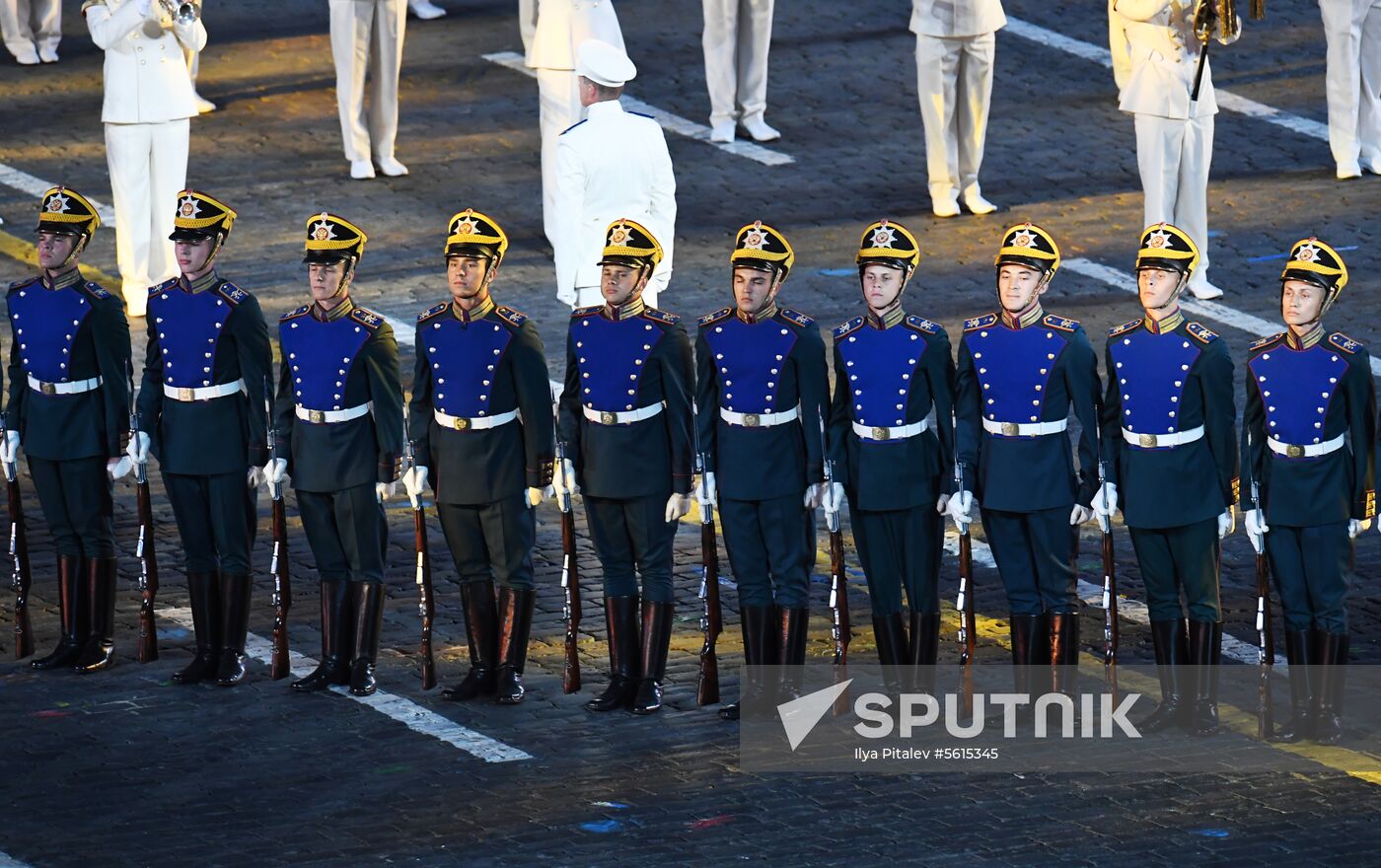 Final rehearsal of Spasskaya Tower festival's opening ceremony