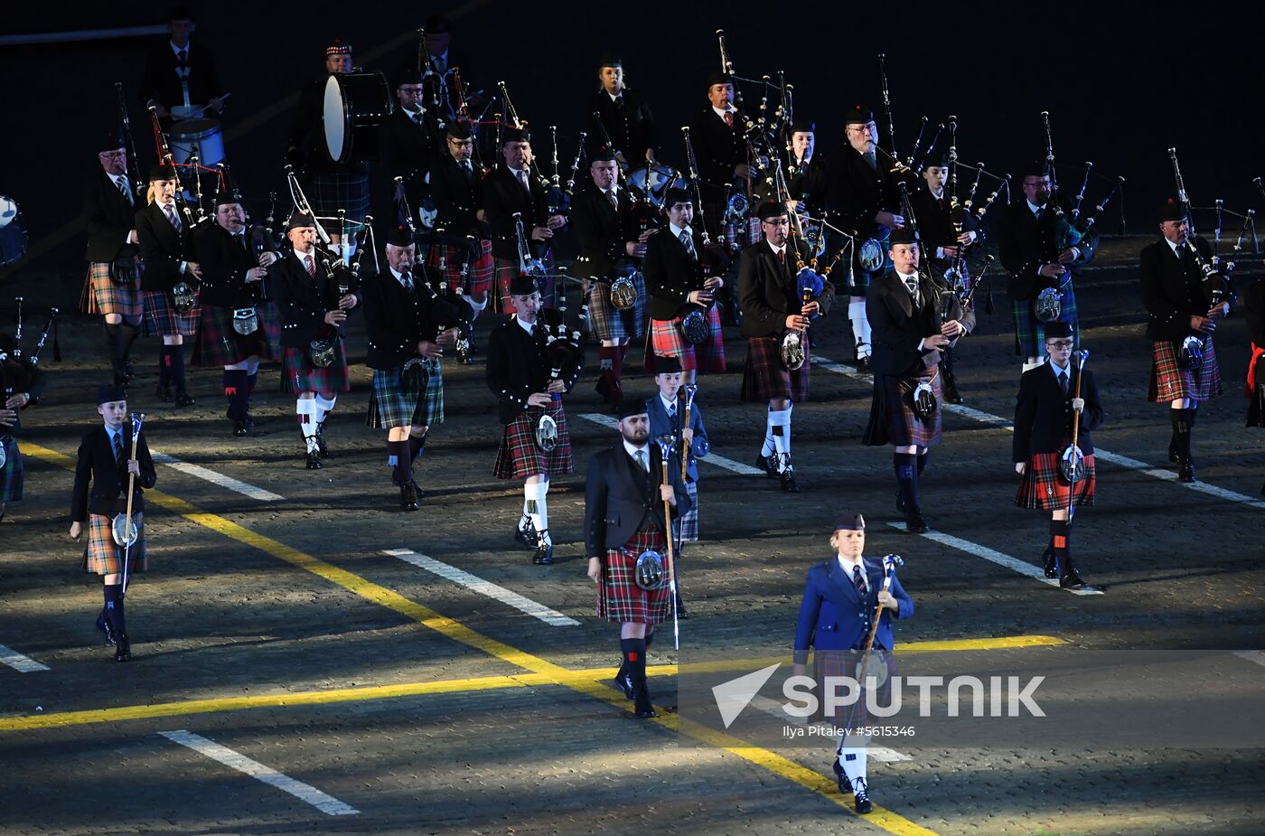 Final rehearsal of Spasskaya Tower festival's opening ceremony