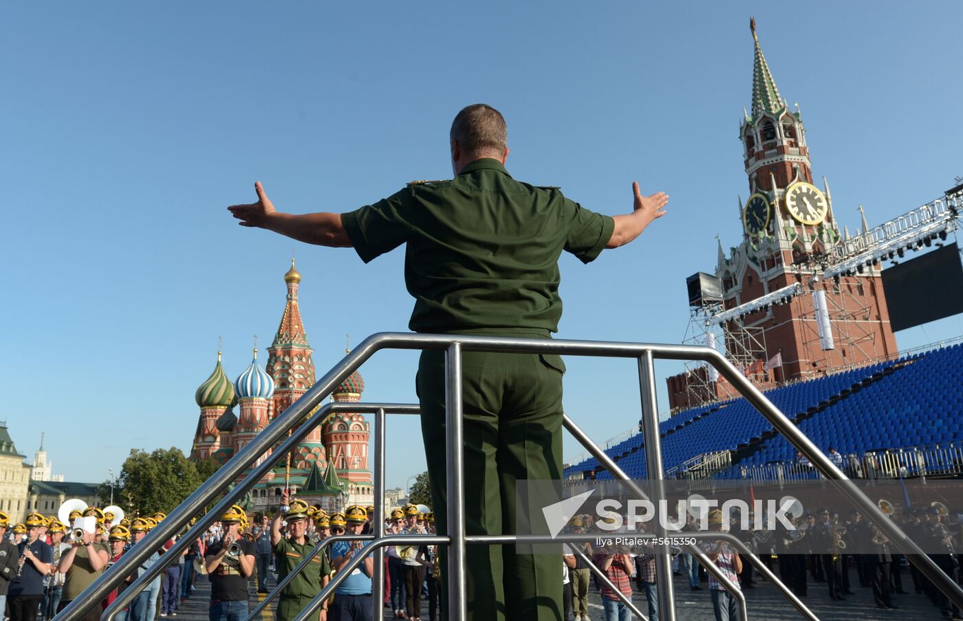 Final rehearsal of Spasskaya Tower festival's opening ceremony