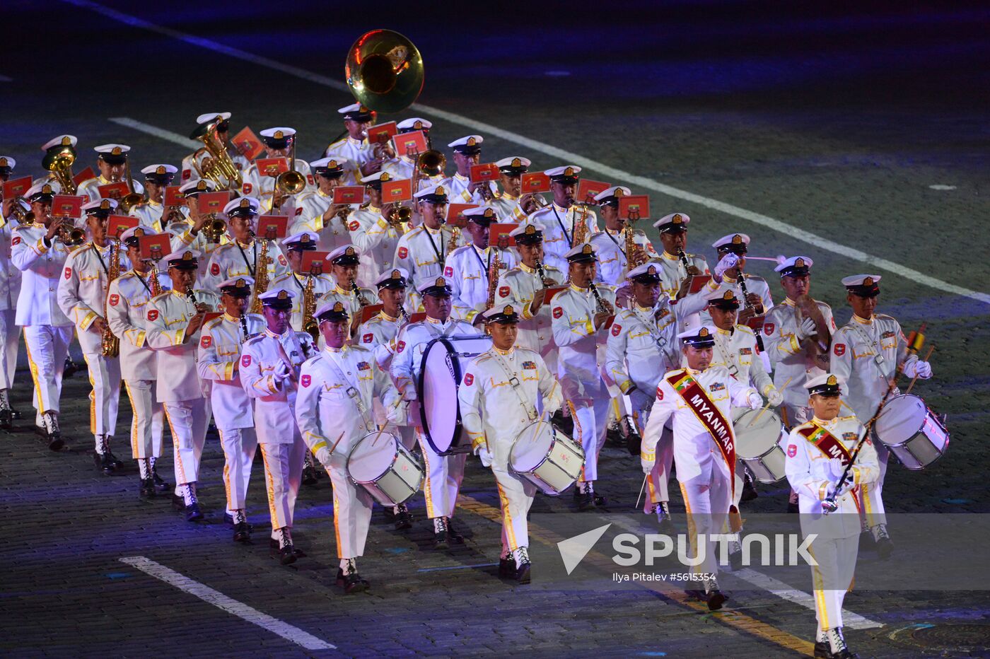 Final rehearsal of Spasskaya Tower festival's opening ceremony