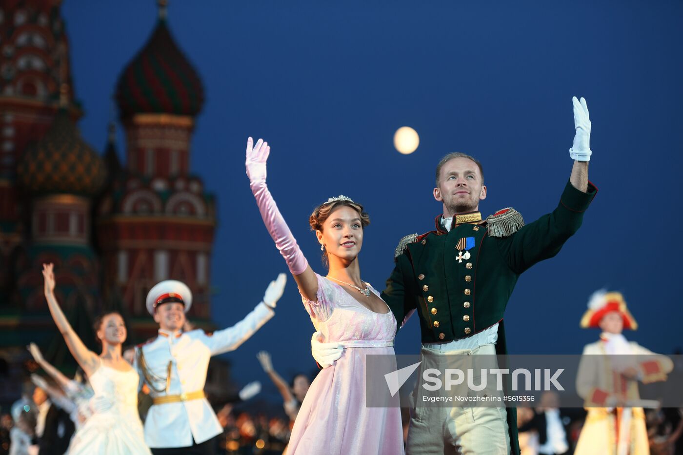Final rehearsal of Spasskaya Tower festival's opening ceremony