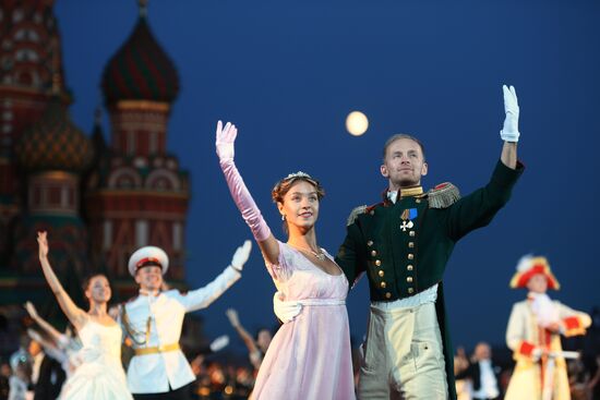 Final rehearsal of Spasskaya Tower festival's opening ceremony